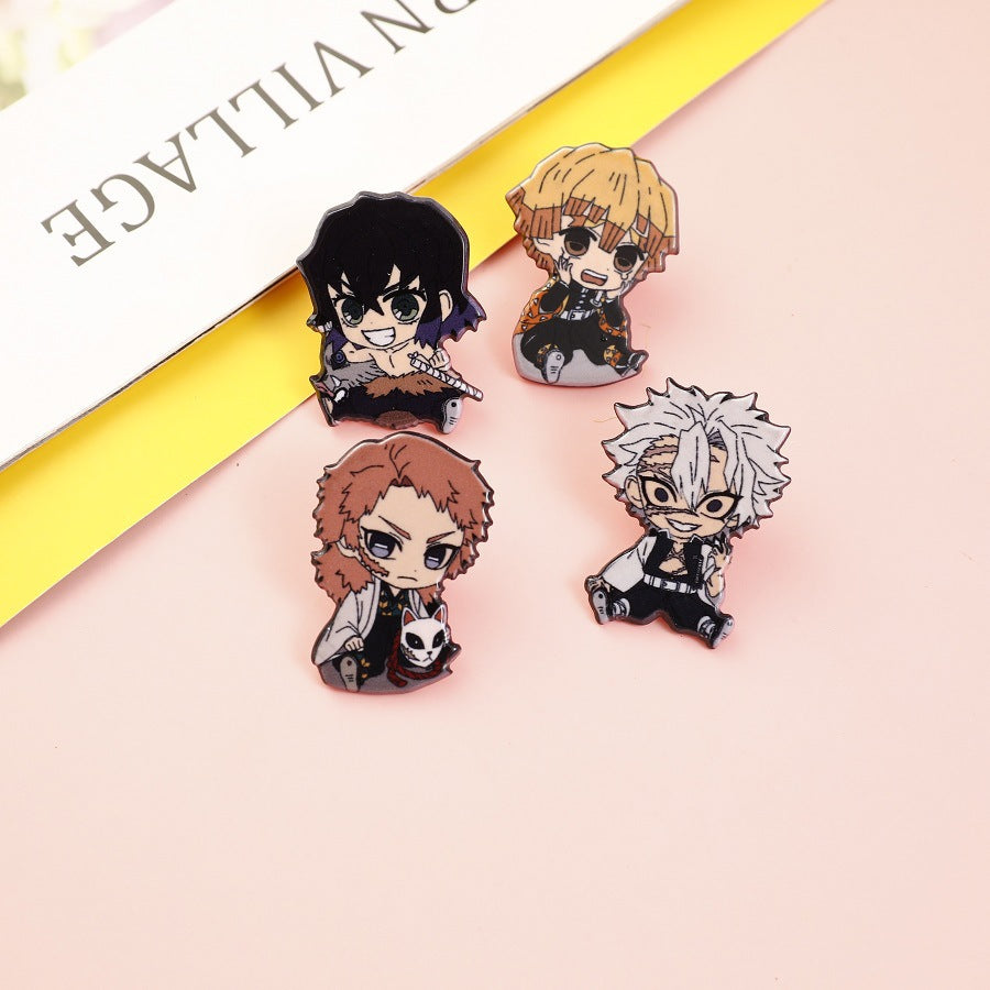 Demon Slayer Acrylic Brooch Badge - New Collection