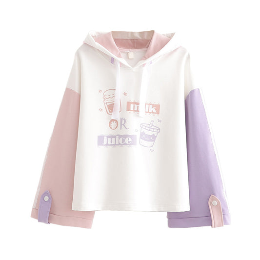 Casual Fleece Sweater for 15-Year-Old Girls