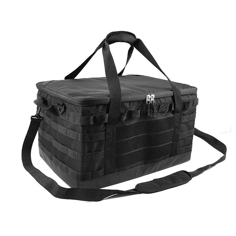 Outdoor Picnic Cooking Pot Set with Gas Tank and Large Capacity Bag