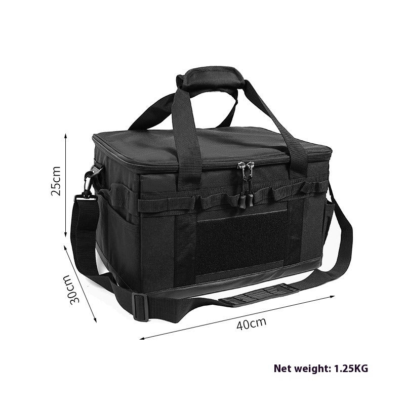 Outdoor Picnic Cooking Pot Set with Gas Tank and Large Capacity Bag