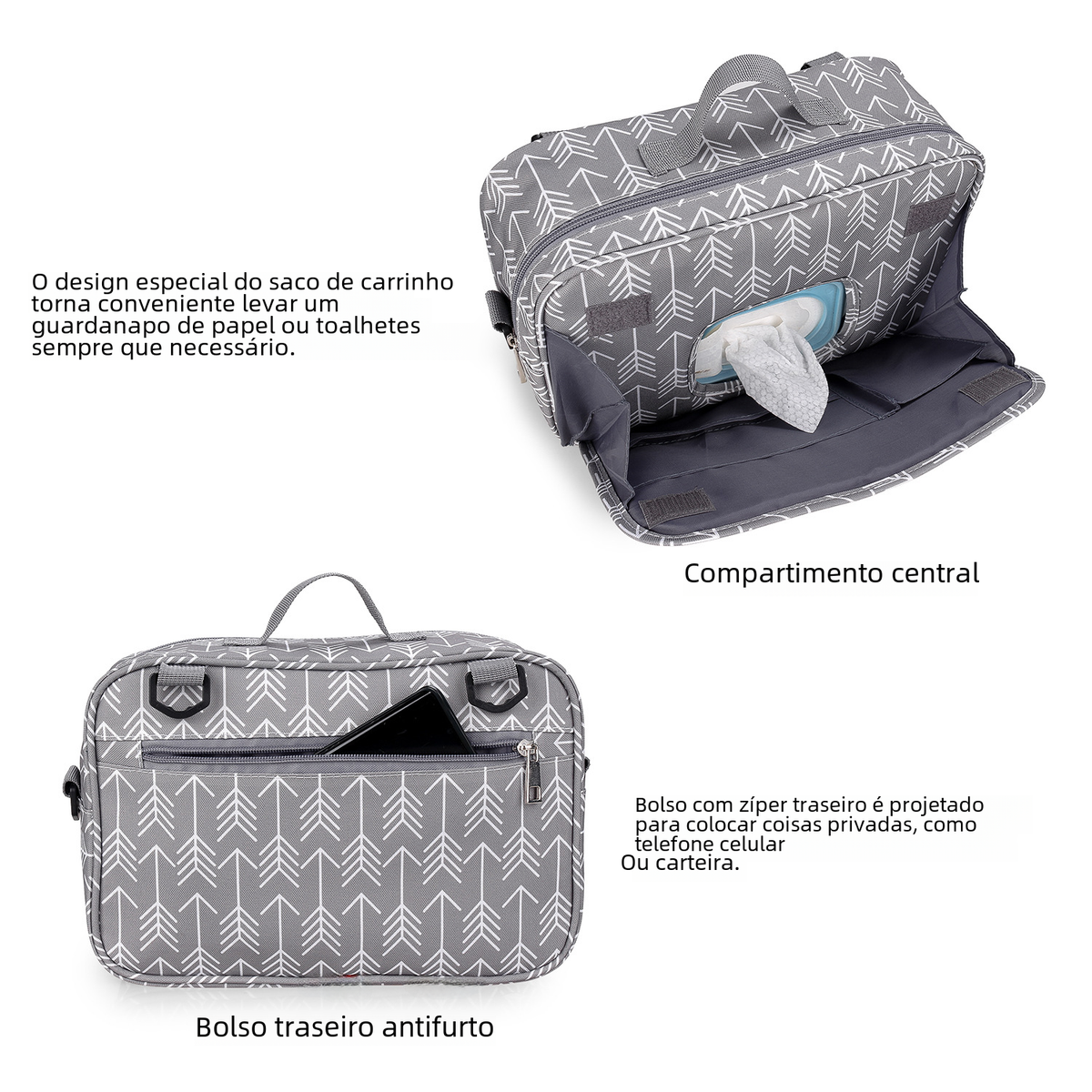 Waterproof Baby Stroller Storage Bag for Moms