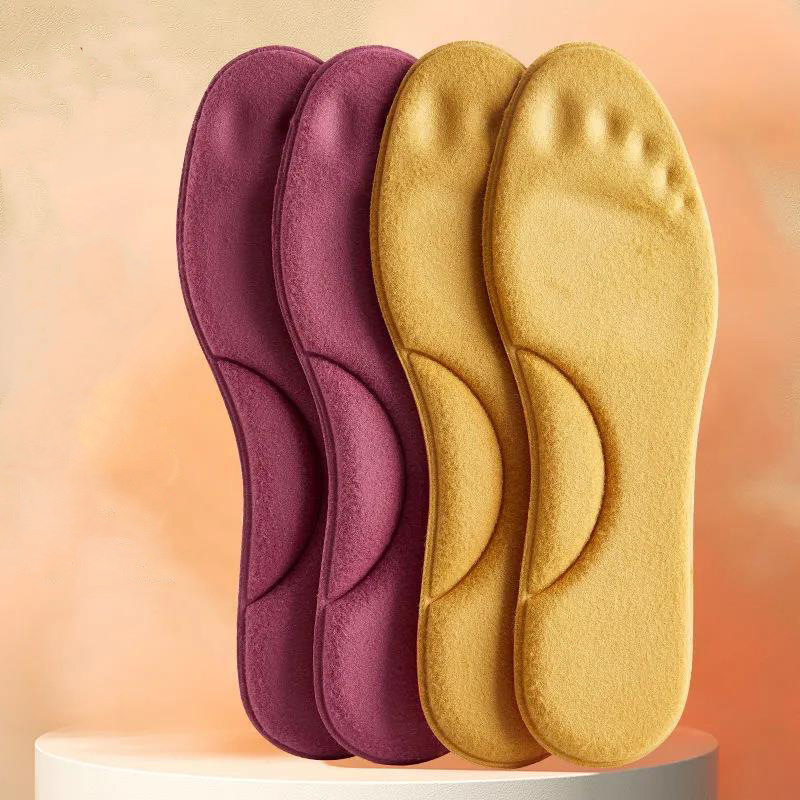 Self-Heating Memory Cotton Insoles for Women