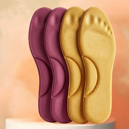 Self-Heating Memory Cotton Insoles for Women