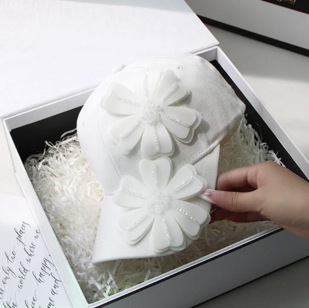 Women's 3D Crystal Flower Fashion Baseball Hat