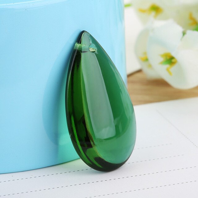 Handmade Crystal Water Drop Pendant Jewelry Beads