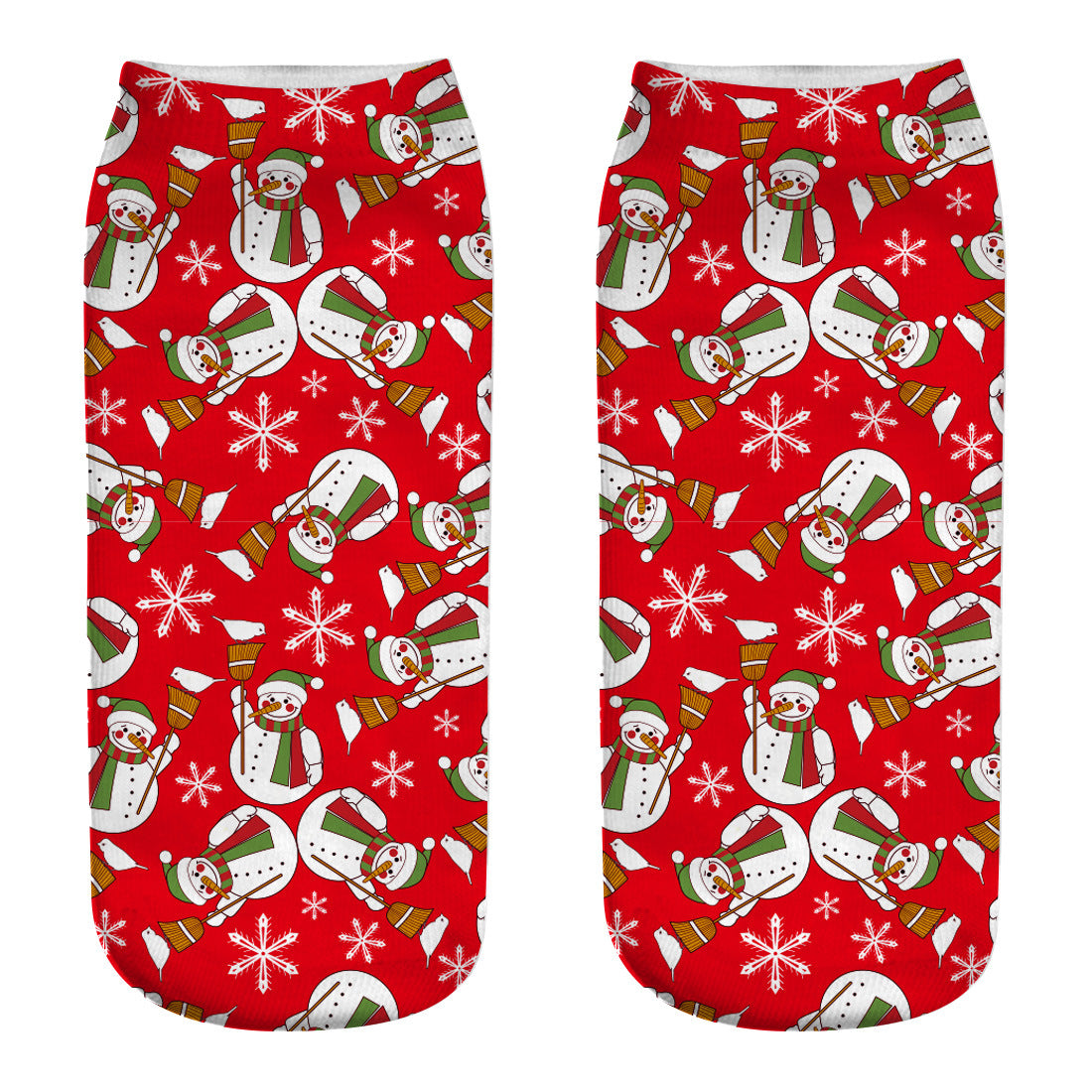 New 3D Printed Christmas Socks for Women
