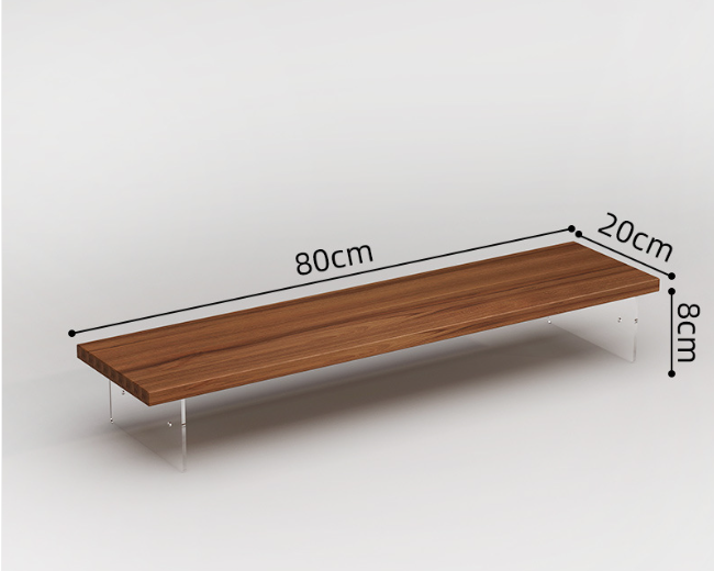 Acrylic & Wood Desktop Organizer Stand