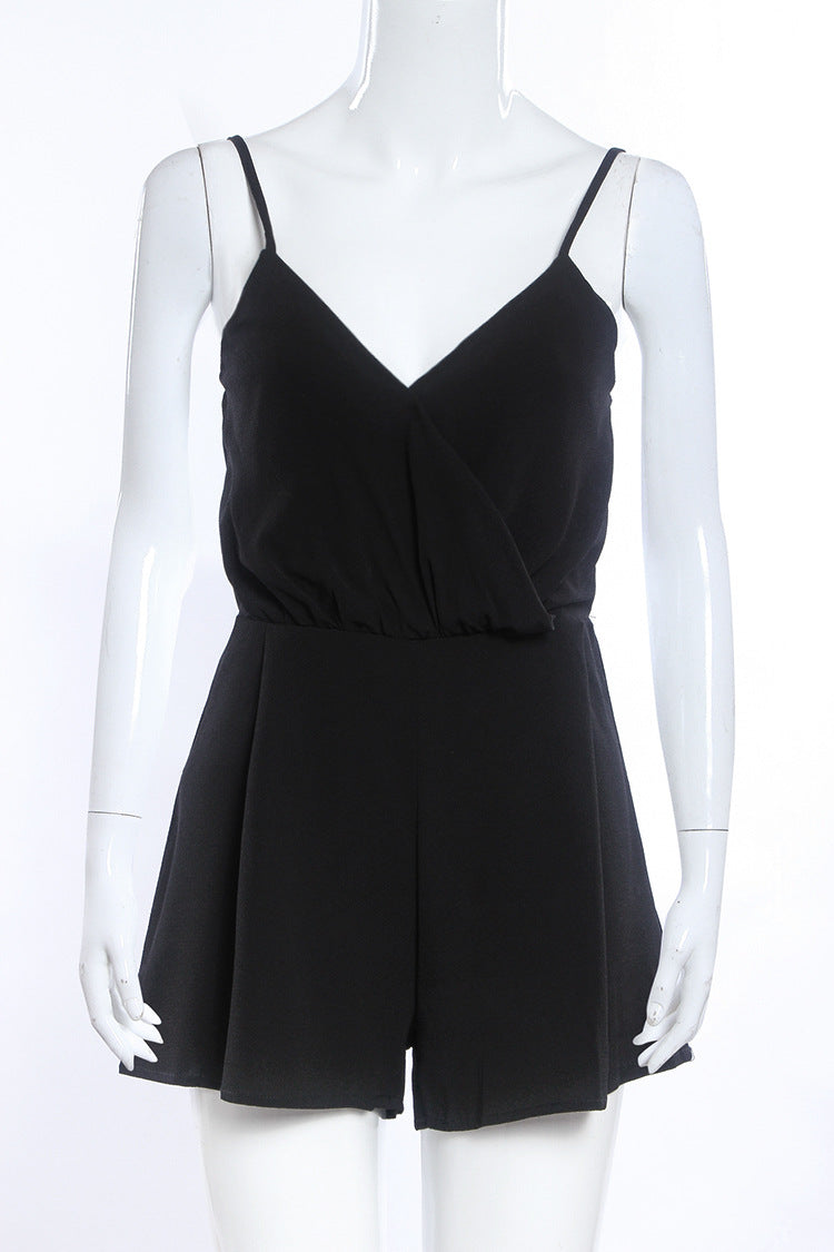 Casual Fashion V-Neck Loose Romper for Women