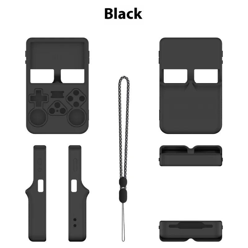 Handheld Game Machine Silicone Protective Cover Solid Color Simple Storage Box