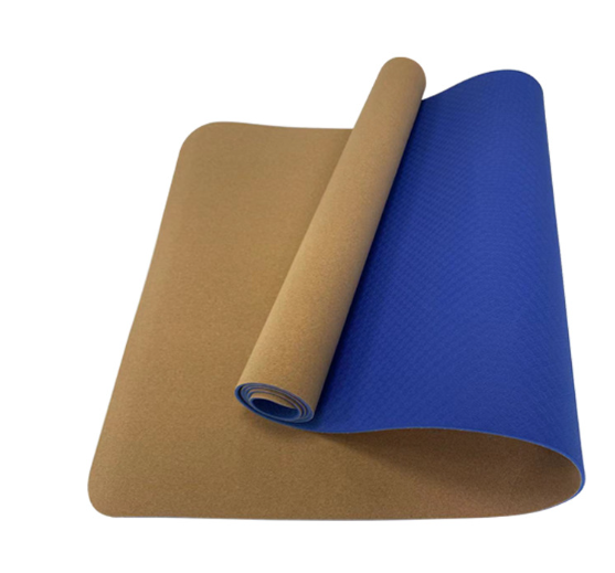 Natural Rubber Yoga Mat for Fitness and Exercise