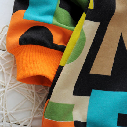 Spring Kids Cartoon Hoodie Set for Boys and Girls