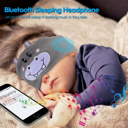 Bluetooth Headphones Animal Sleep Mask for Kids