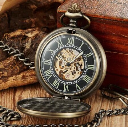 Quartz Watch, Vintage Mechanical Watch, Bronze Pocket Watch