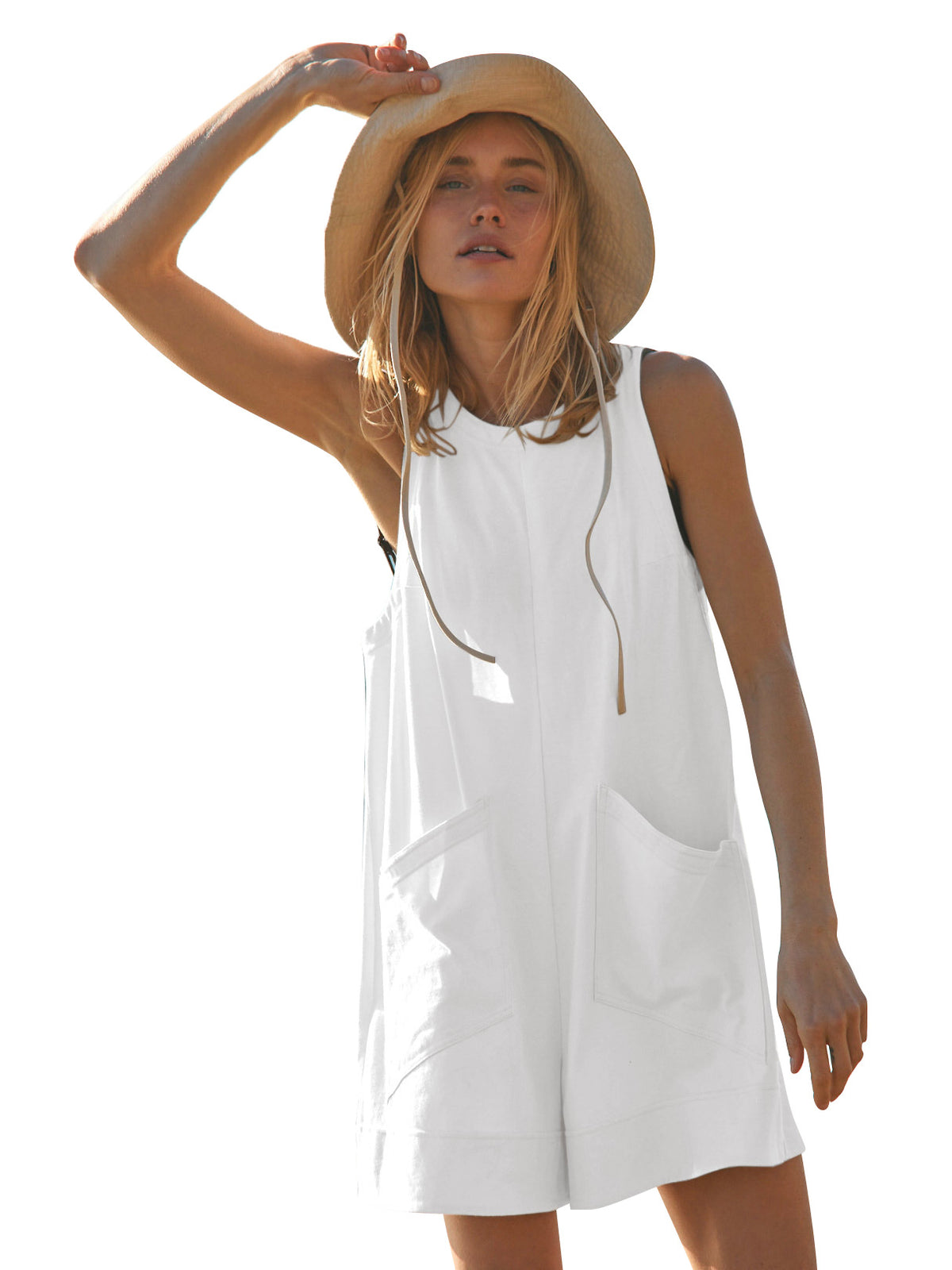 Kayla Sleeveless Outdoor Romper for Women