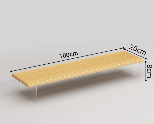 Acrylic & Wood Desktop Organizer Stand