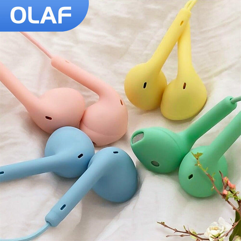 Macaron U19 Wired Earphones with Microphone and Stereo
