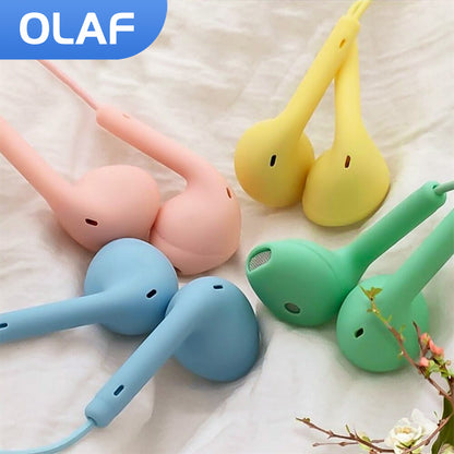 Macaron U19 Wired Earphones with Microphone and Stereo