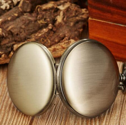 Quartz Watch, Vintage Mechanical Watch, Bronze Pocket Watch