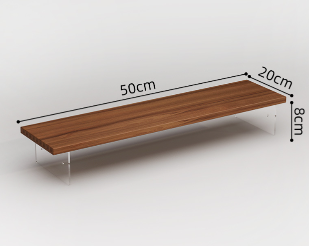 Acrylic & Wood Desktop Organizer Stand