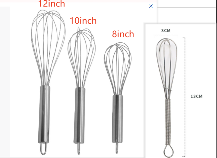 6-Piece Stainless Steel Baking Set for Cross-Border Use