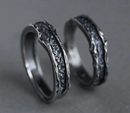 Dark Abyss Couple Rings (One Pair)