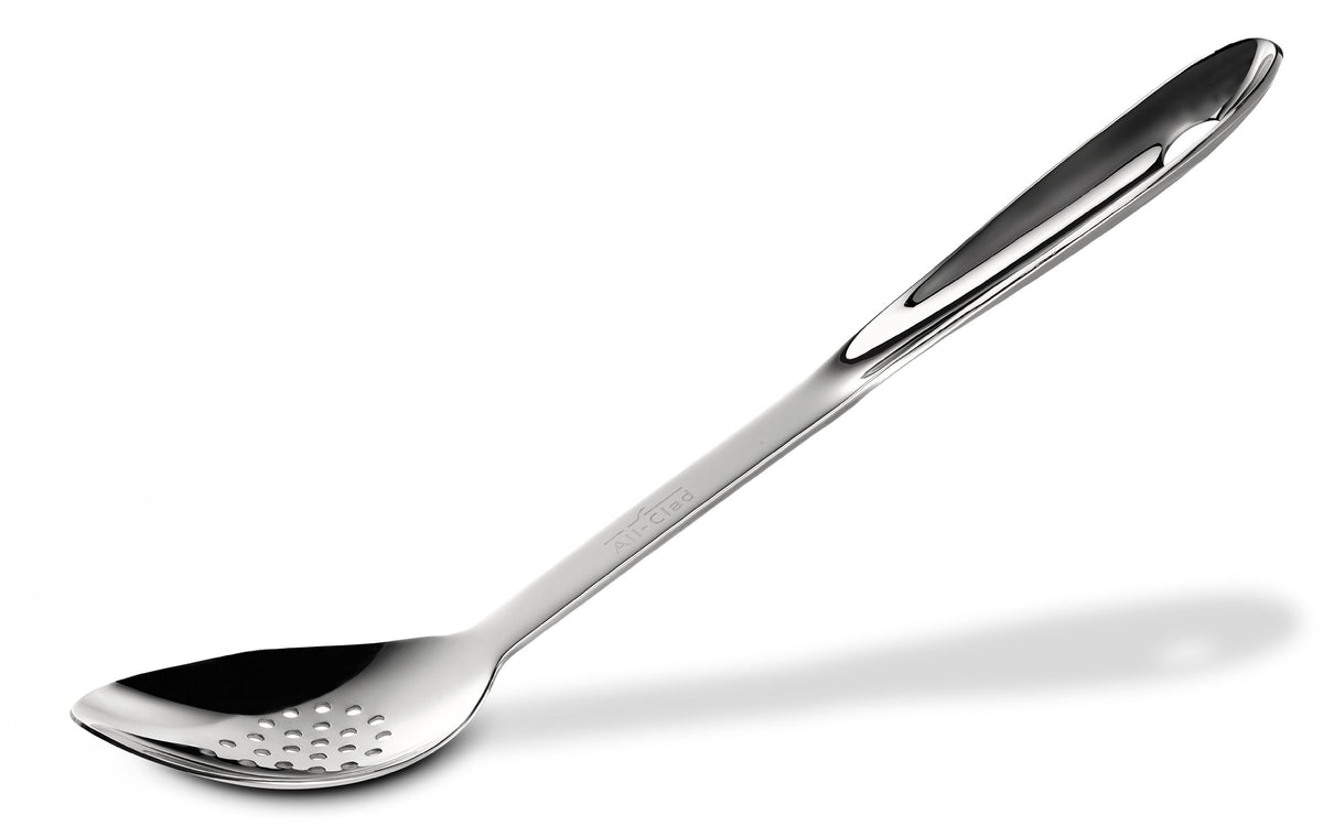 All-Clad Specialty Stainless Steel Kitchen Gadgets Slotted Spoon Kitchen Tools Kitchen Hacks Silver Large