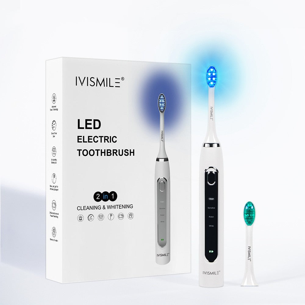 LED Blue Light Electric Toothbrush Waterproof