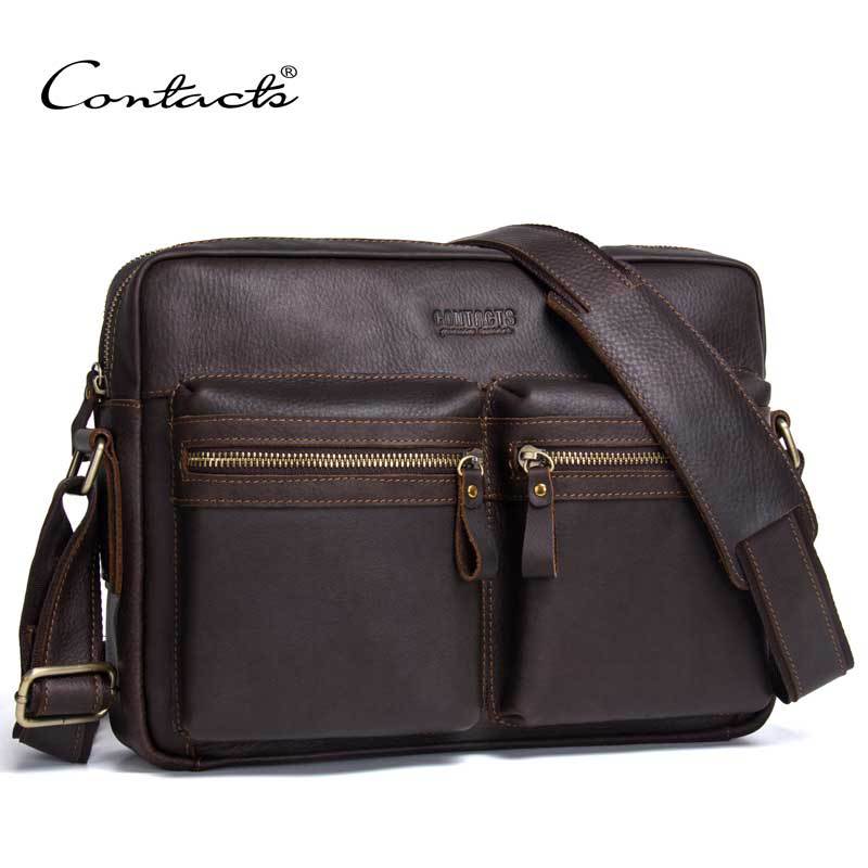 Men's Shoulder Crossbody Briefcase Bag