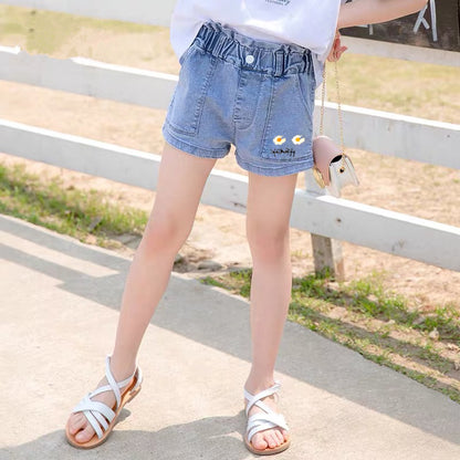 Summer Denim Shorts for Baby Girls - Casual Style