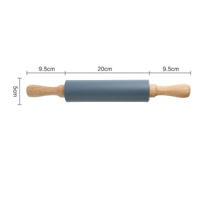Thick Non-Slip Rolling Pin and Large Non-Stick Mat