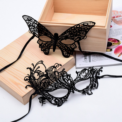 Lace Hollow Eye Mask for Parties and Nightclubs