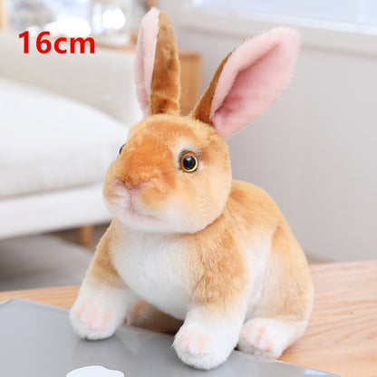 Realistic Kawaii Long-Eared Rabbit Plush Toy