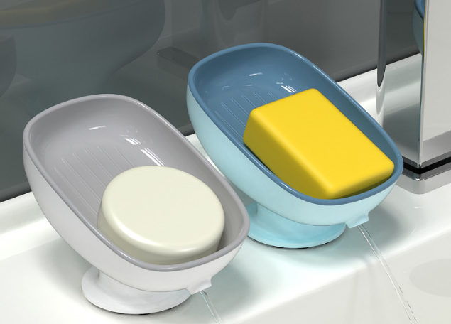 Suction Cup Soap Dish for Bathroom Storage (Octopus Design)