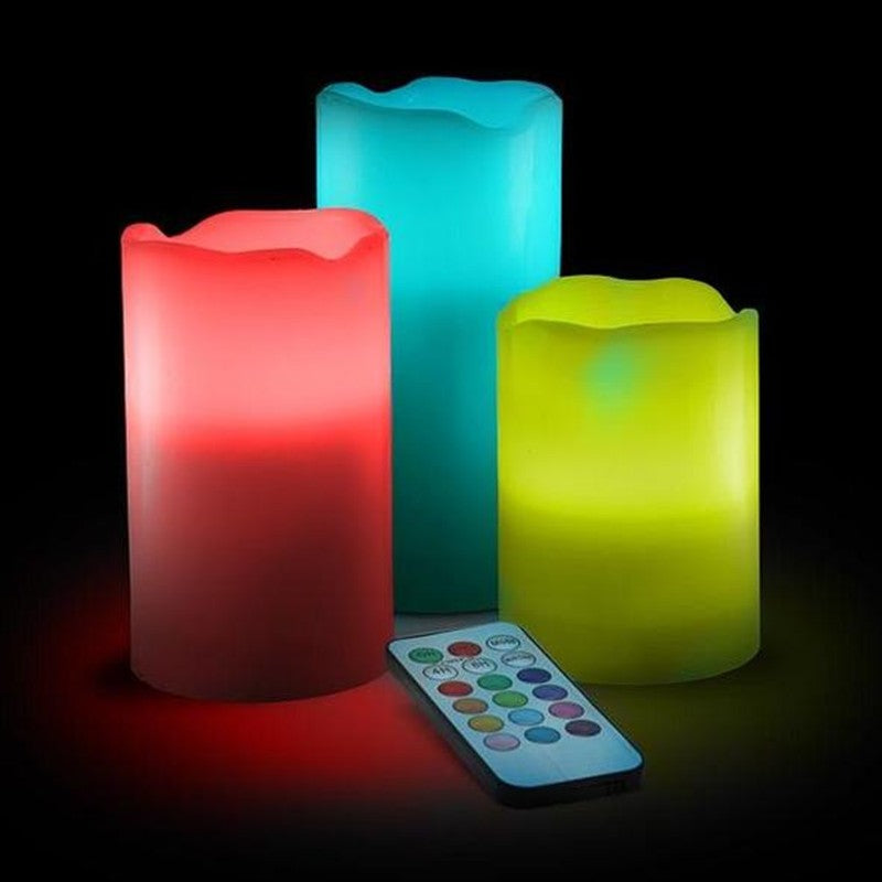Remote Control Color Changing Plastic Candles