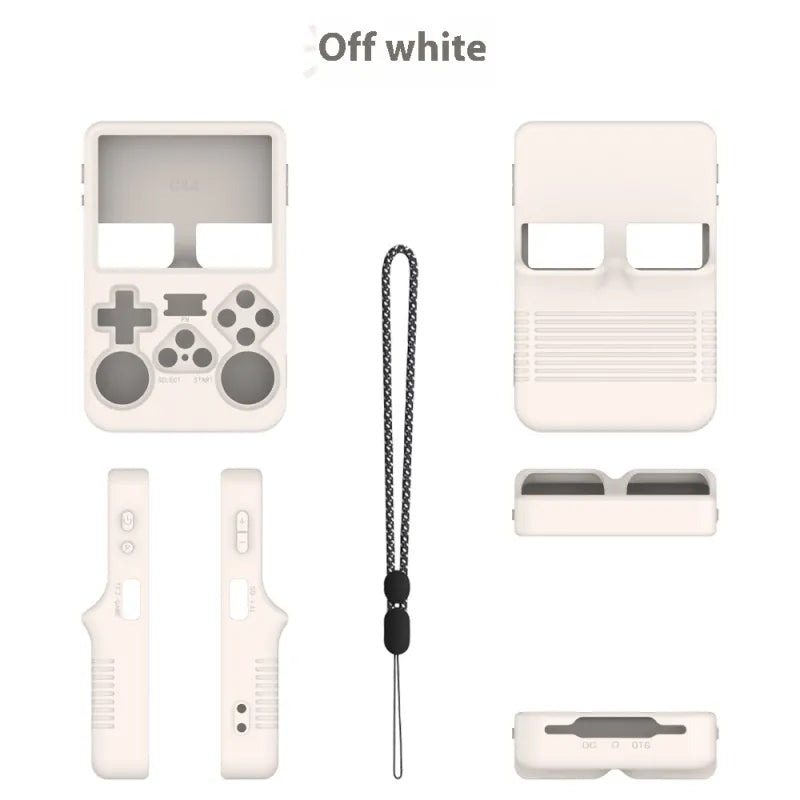 Handheld Game Machine Silicone Protective Cover Solid Color Simple Storage Box