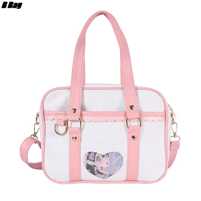 Personalized Transparent Card Handbag Backpack Ita Bag