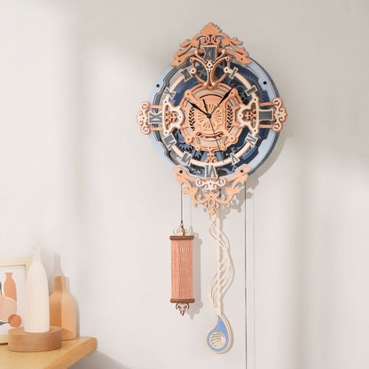 DIY Roman Note Wall Clock - Mechanical Assembly Model