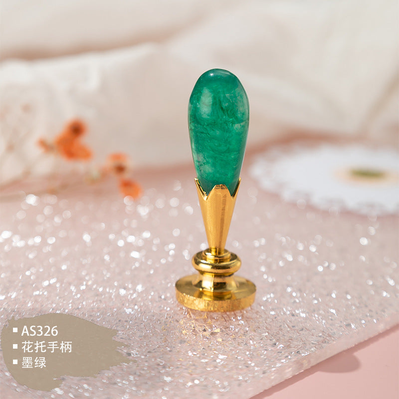 Custom Resin Alloy Wax Seal Handle Set for Magic Academy