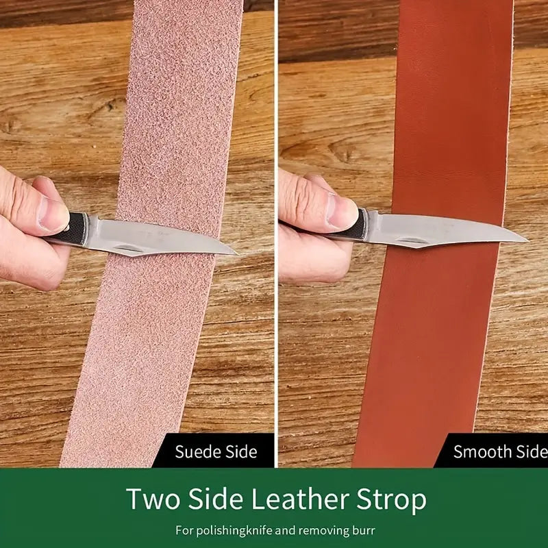 Leather Strop Strap for Barber Razor Sharpener