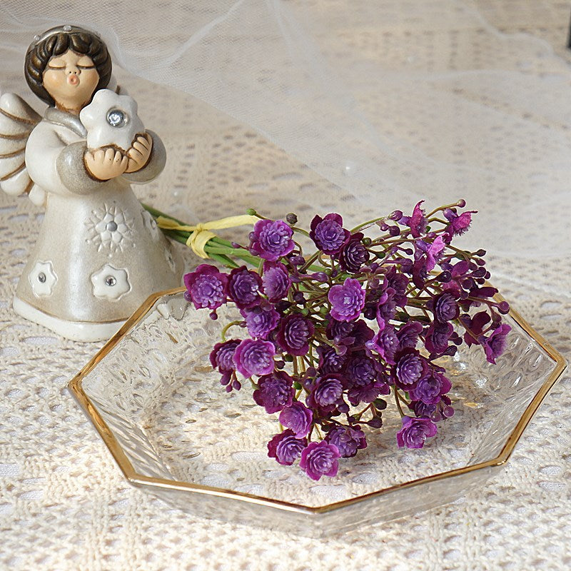 Spring Colorful Fake Flowers with Stars for Home Decor