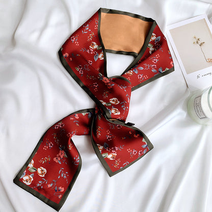 New Korean Style Creative Silk Scarf for Women