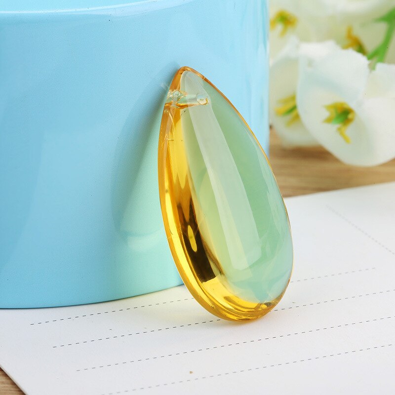 Handmade Crystal Water Drop Pendant Jewelry Beads