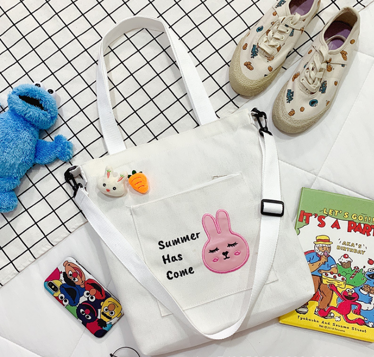 Embroidered Large Capacity Shoulder Crossbody Bag