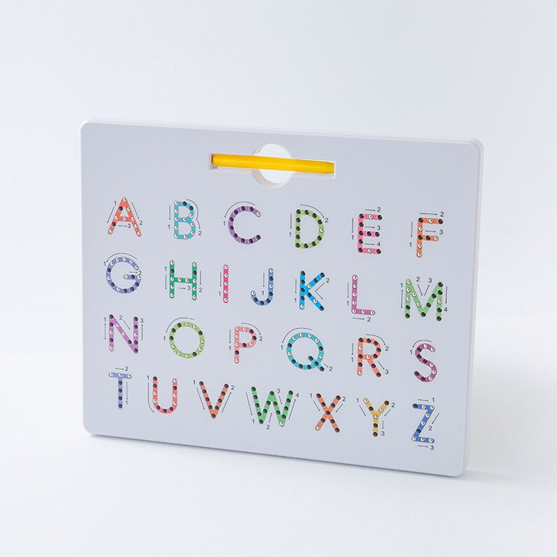Double-sided Color Alphanumeric Steel Ball Magnetic Drawing Board