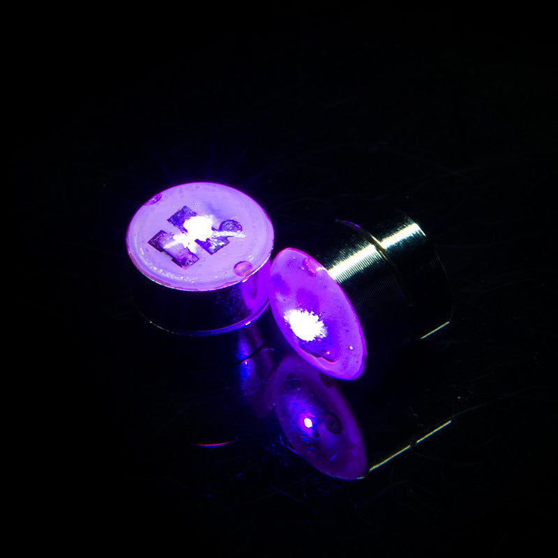 LED Magnetic Ear Studs for Non-Pierced Decoration