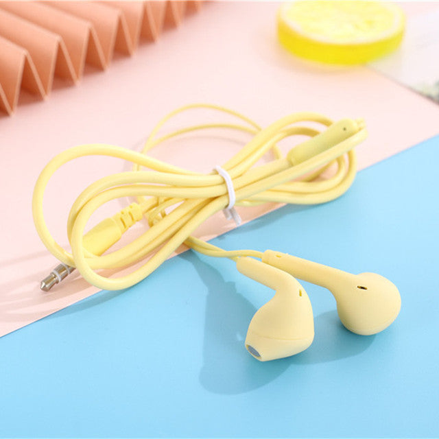 Macaron U19 Wired Earphones with Microphone and Stereo