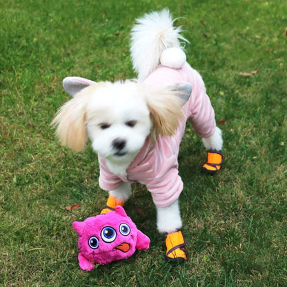 Interactive Plush Dog Toy with Vibrating Sounds