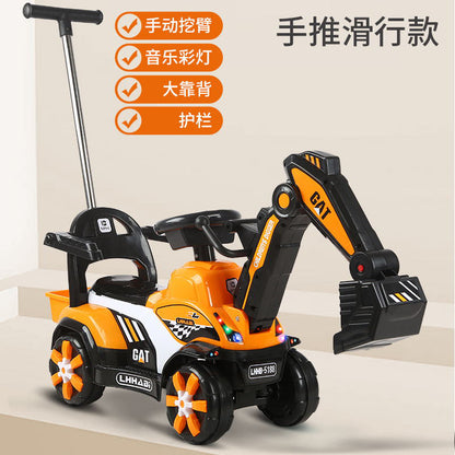 New Electric Excavator Toy for Kids Aged 1-3 Years