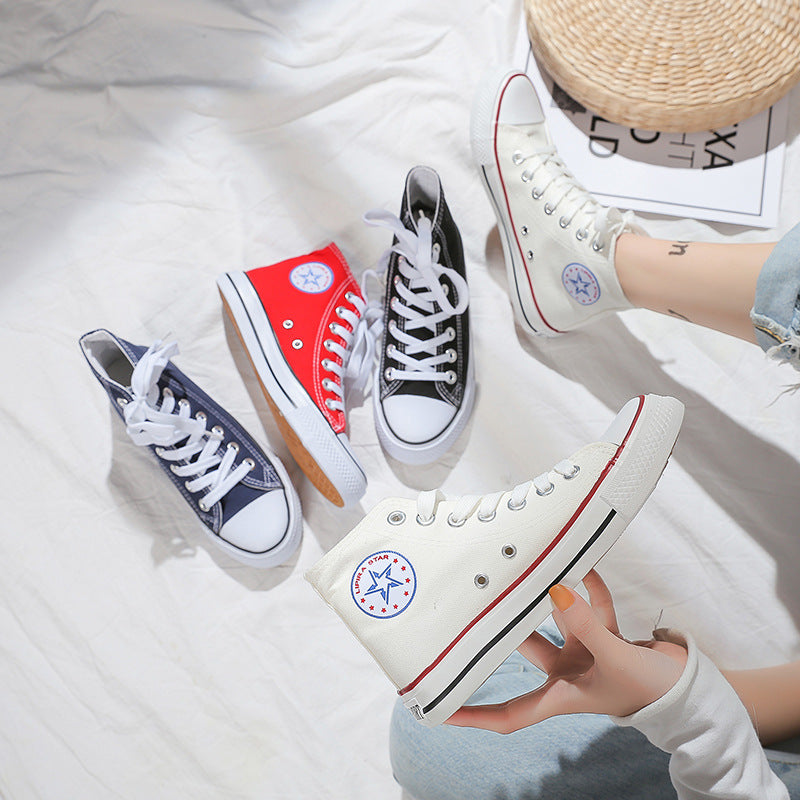 Breathable Unisex Canvas Sneakers for All Seasons