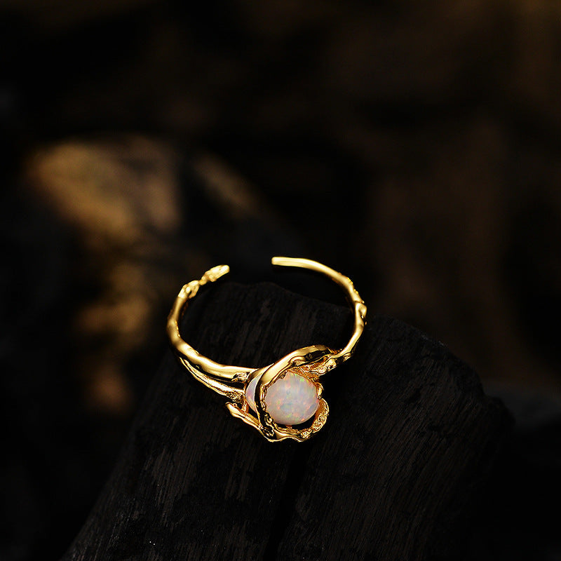 Opal Stone Ring for Women - Fashion Jewelry